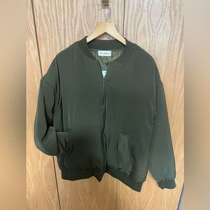 Olive Bomber Jacket